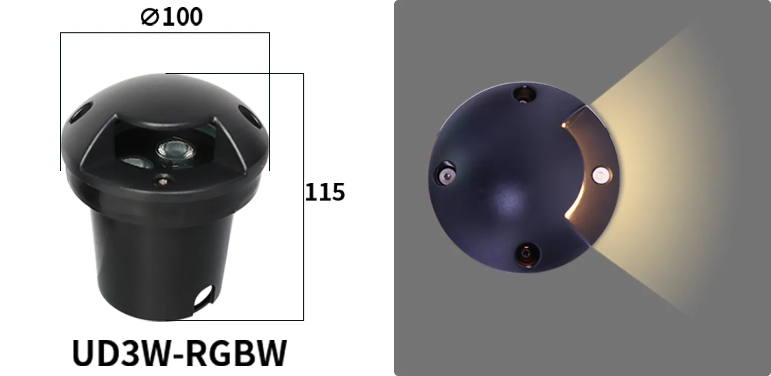 led landscape well light
